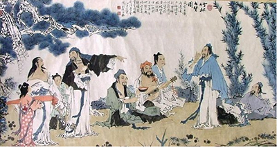 竹林七贤 嵇康、刘伶、阮籍、山涛、阮咸、向秀、王戎 竹林七贤 嵇康、刘伶、阮籍、山涛、阮咸、向秀、王戎
